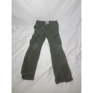 P.S. Aeropostale Kids Cargo Pants Size 8 Olive Green Utility Jogger Style